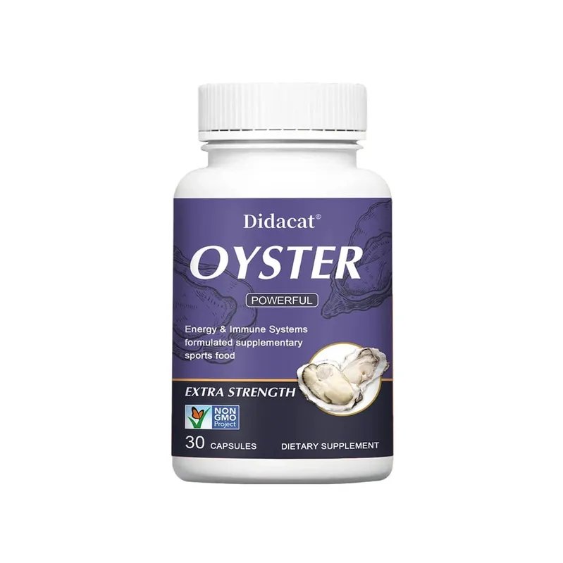Estratto di ostrica - Supporta la motivazione delle prestazioni atletiche e l'immunità Integratore nutrizionale 120 capsule