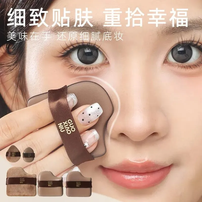 Guoxiaoniu 6PCS แต่งหน้าเครื่องปั่นพัฟ Air Cushion Foundation ฟองน้ำแป้งพัฟเครื่องสำอาง Applicator เครื่องมือขายส่ง — image 4