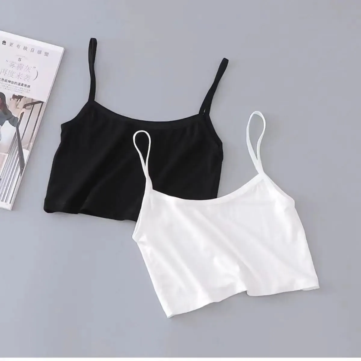 Camisole Anti-exposition confortable, Design pratique, débardeur sans manches, tissu doux, Camisole respirante pour femmes — image 4