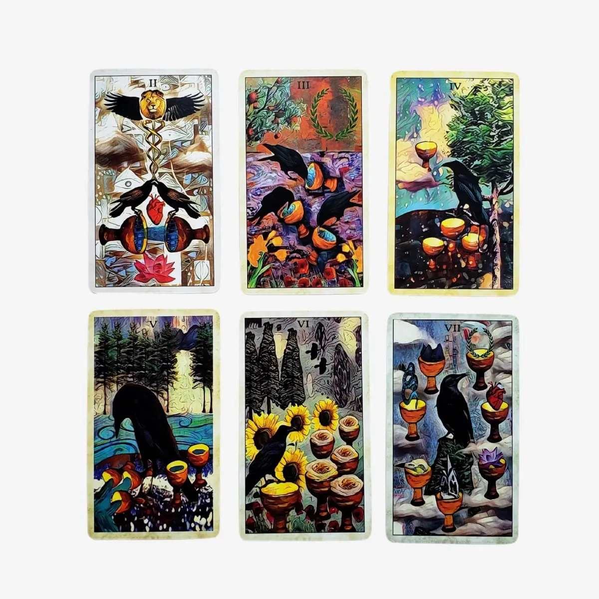 NEW Crow tarot cardsn A 78 Tarot Deck English version Divinatio fate Oracle Card Board Game for Adult with PDF Guidance — image 2