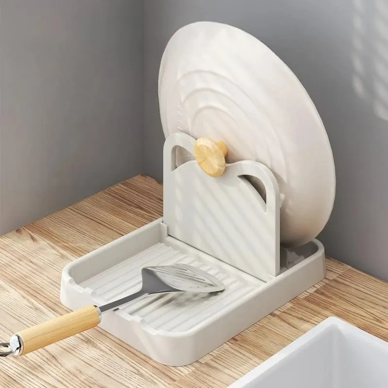 Soporte multifuncional para tapa de olla, soporte para cuchara, soporte para tapa de olla, espátula, cuchara para sopa, estante de almacenamiento, accesorios de cocina — image 3