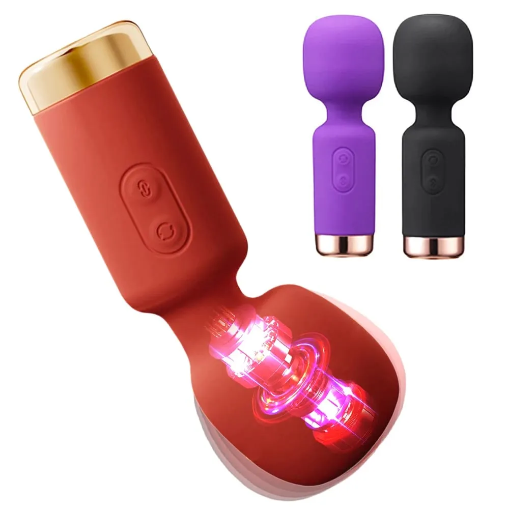 Vibromasseur AV puissant pour femme, stimulateur de Clitoris du point G, baguette magique, masseur de mamelon, gode masturbateur, jouet sexuel pour femme de 18 ans et plus — image 1