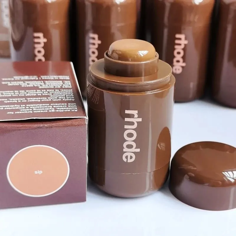 Heiße brandneue Taschen-Bronzer-Stick-Creme, langlebig, wasserdicht, Gesichtskontur, Kosmetik, Colada Honig-Mango-Lipgloss, befeuchtet Make-up — image 8