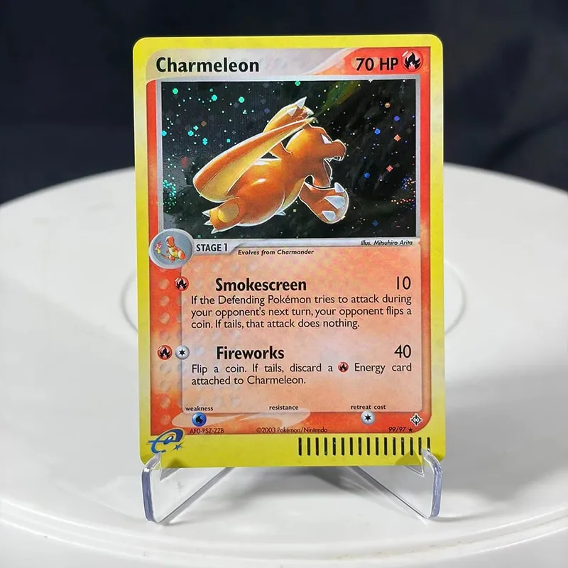 Karty proxy Seria EX Rayquaza Złota gwiazda Charizard Gengar Pikachu Hobby Hobby Kolekcje Kolekcja gier Karty Anime — image 36