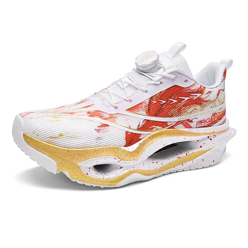 Scarpe da corsa da corsa con piastra in carbonio antiscivolo da uomo cuscino elastico ultraleggero scarpe da ginnastica atletiche scarpe sportive da maratona per allenamento veloce — image 11