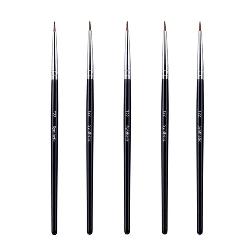5/10/20/50 Pcs Pennelli per trucco contorno sopracciglia Pennello per eyeliner per sopracciglia Pennello per occhi professionale super sottile ad angolo Pennello per occhi Strumenti per il trucco — image 16