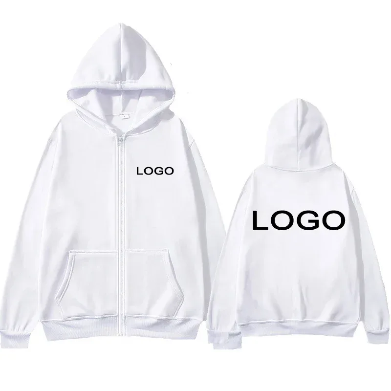 Customized Printed Zipper Hoodies Men Fashion Long Sleeve Zipper Up Sweatshirts Women Casual Personality Hoody Pullover Sudadera — image 4
