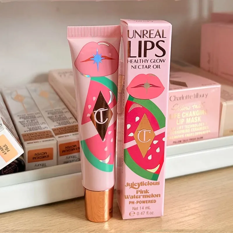 Charlotte dernier brillant à lèvres dodu hydraté Tilbury met en évidence le fond de teint liquide correcteur deux couleurs battement de coeur Blush maquillage — image 18