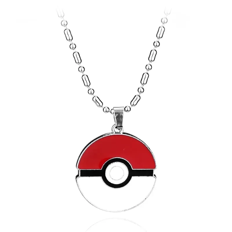Collana con ciondolo a sfera Cartoon Pokémon Periferia Pikachu Accessori per donne Uomini Regali — image 1