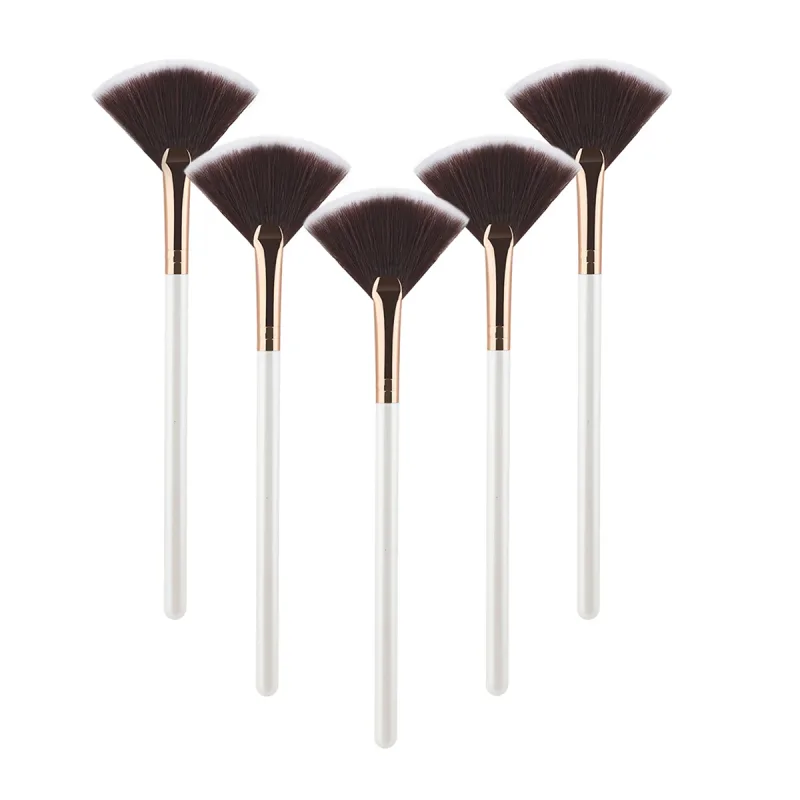 1/5/10 stücke Fan Form Gesichtsmaske Pinsel Multifunktionale Make-Up Pinsel Frauen Gesichts Körper Schönheit Make-Up-Tools Pinsel