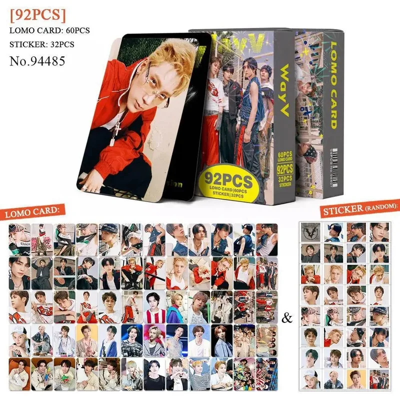 92Zhang XiaokaWayVWeishen Collection Photo Card FansKPOPPériphériqueLOMOMini camion