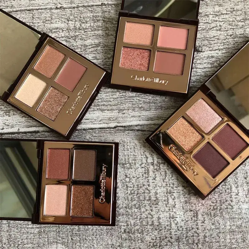 Charlotte Tilbury Brand Makeup 4 Colors Eye Shadow Disc 5.2g Pillow Talk Nature Easy To Color Foundation Eyeshadow Cosmetics — image 2