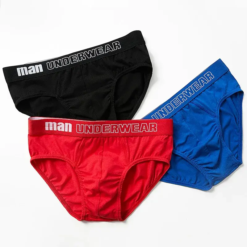 Cotton Briefs Mens Comfortable Underpants Man Underwear M L Size Sexy Man Boxers Breathable Underwear — image 2