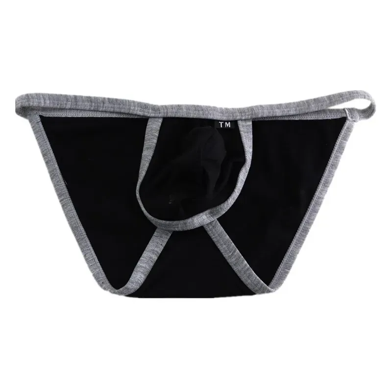 Cotton Briefs Mens Comfortable Underpants Man Underwear Bikini Mens Breathable Brief Panties Solid men underwear sexy — image 3