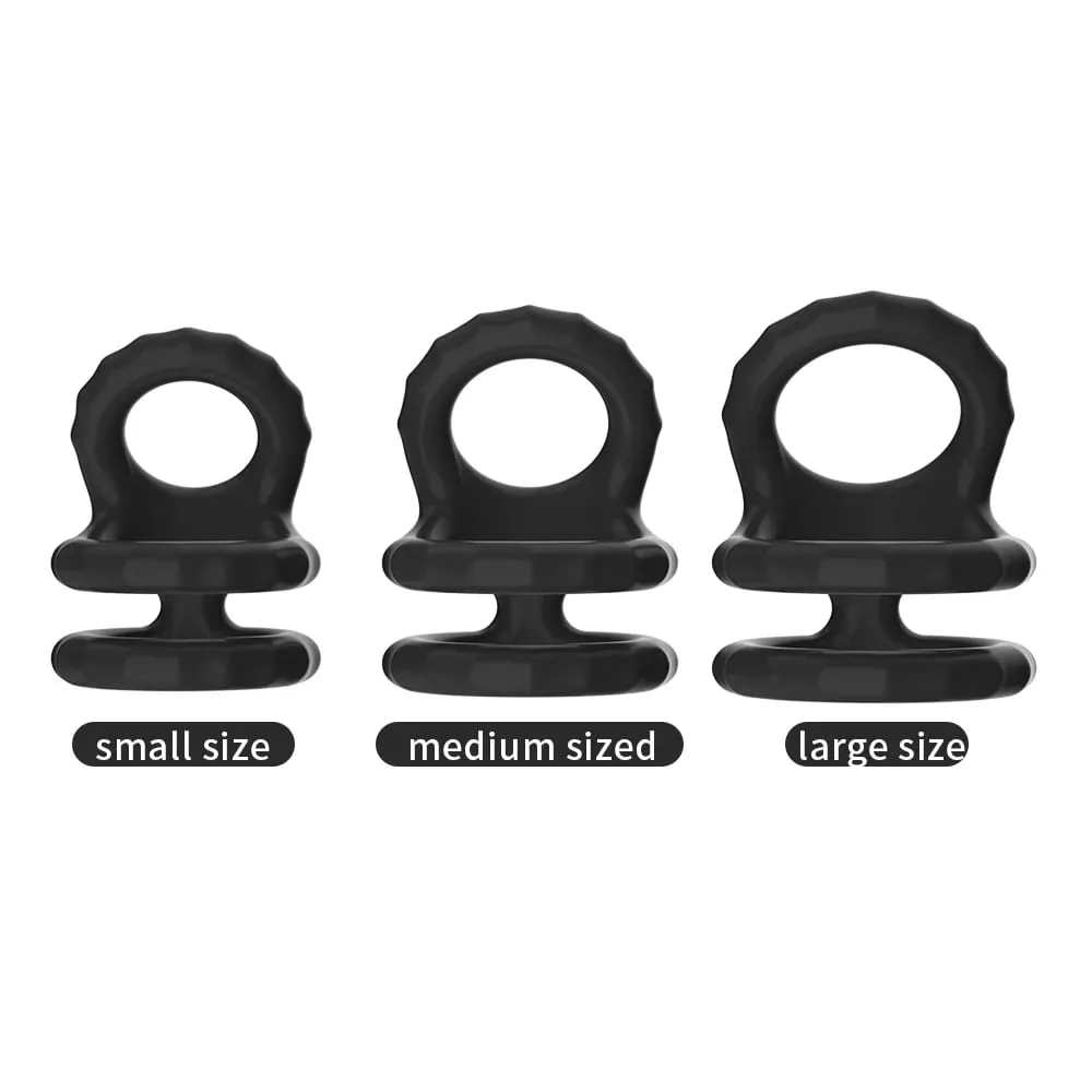 Elastisk penisring för män Gay Ejakulation Erektion Pung Bind Sexleksak Mjuk kuk Ring Man Dick Förstoringsring Vuxen Sexprodukt — image 6