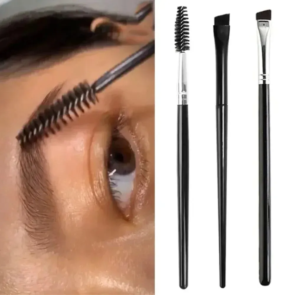 1Pc Weiche Augenbraue Pinsel Wimpern Pinsel Professionelle Contouring Augenbraue Eyeliner Make-Up Pinsel Augen Blending Kosmetik Pinsel — image 3