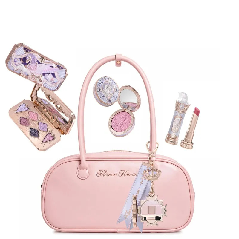 Flower Knows Knight Einhorn-Make-up-Set, Lidschatten, Rouge, Lippenstift mit Tragetasche, süßes Kawaii-Beauty-Geschenkset, limitierte Auflage — image 8