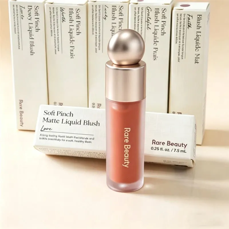 Rare Beauty suave pellizco líquido colorete sedoso impermeable hidratante mujer maquillaje Happy Hope Bliss Wonder Believe Blush Liquide — image 14