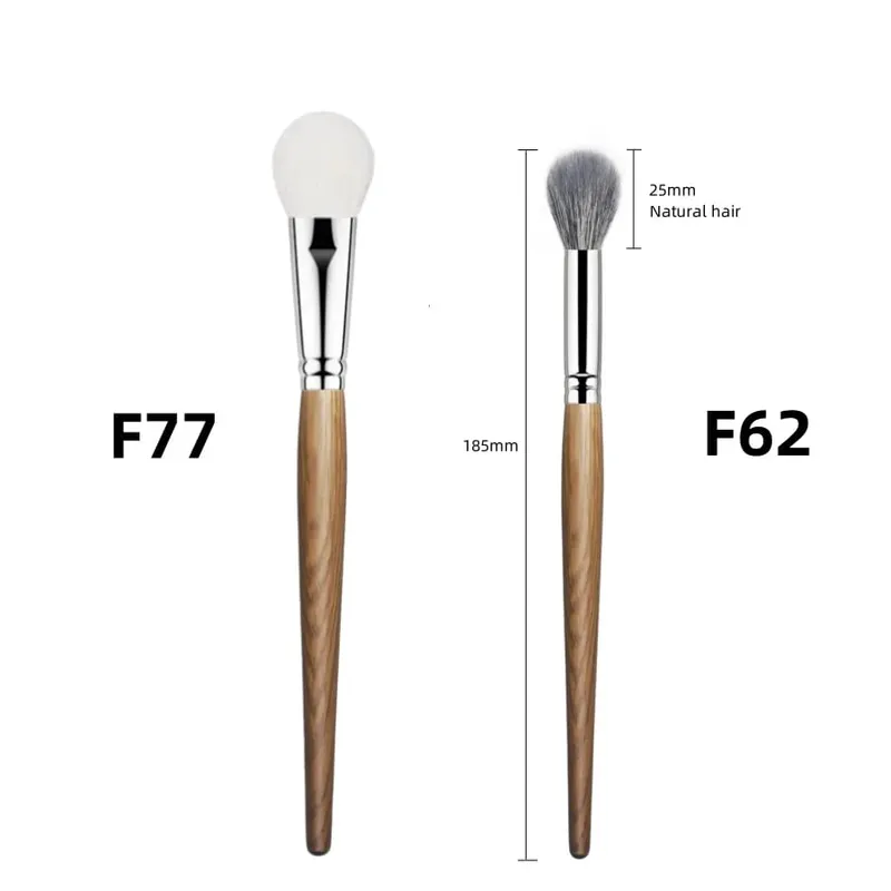 Natural Hair Blush Brush Face Highlighter Shadow Makeup Brushes Natural Goat Hairs Bronzer Pro Essential Cosmetic Tools — image 13