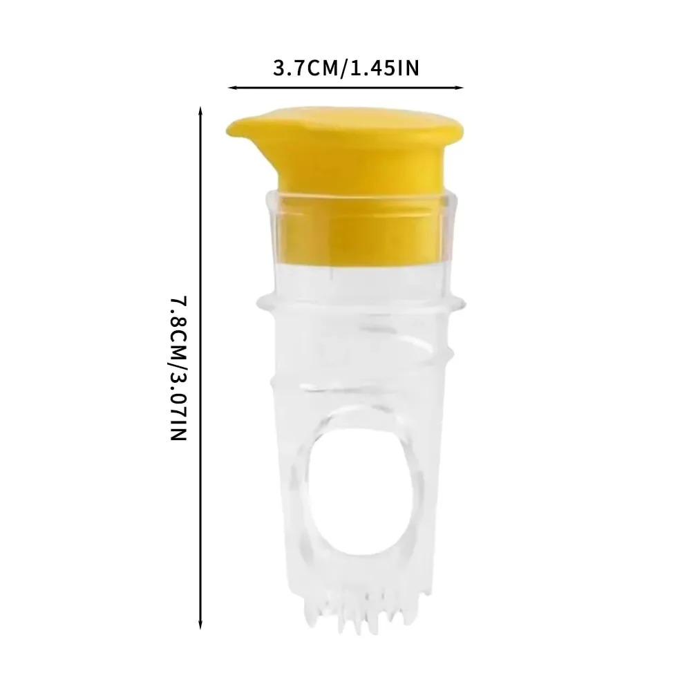 2/1Pcs คู่มือเครื่องคั้นน้ำผลไม้มะนาวแบบพกพา Lemon Squeezer ล้างทำความสะอาดได้สำหรับมะนาวส้มมะนาว Citrus Easy JUICE EXTRACTOR ครัว Sttuff — image 5