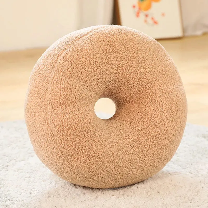 INS Beliebte Plüsch Gelb Mond Ball Form Kissen Gefüllte Donut Twist Bar Werfen Kissen Hause Dekoration Zimmer Kissen Geburtstag geschenk — image 12