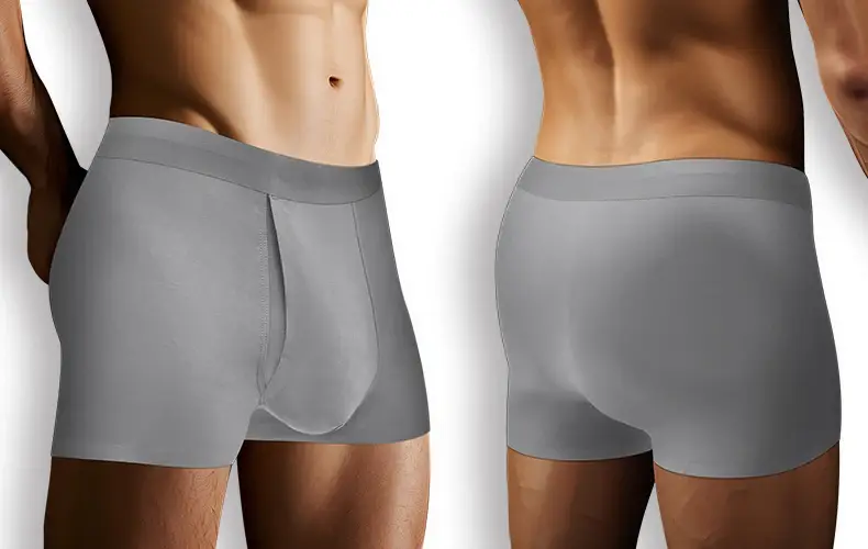 Men's Breathable Underwear Front Open Hole with Adjustable Ring Sheath Boxers Foreskin Long Therapy Enhanced Man Boxers Briefs — image 11