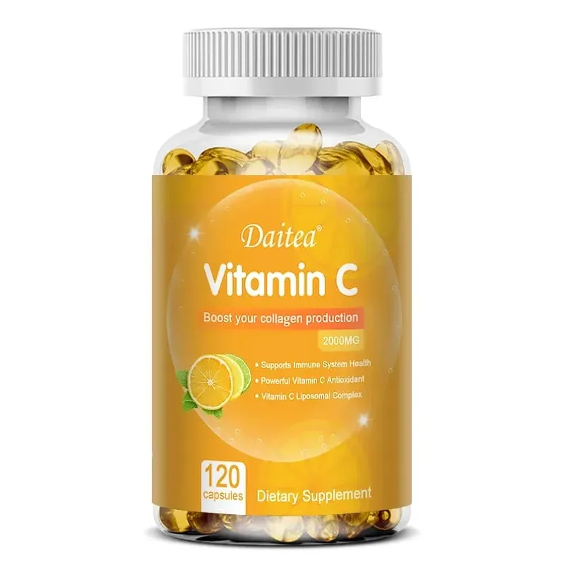Vitamin C 2000 mg Kapseln ergänzen das aufhellende Kollagen und stärken die Immunität — image 9