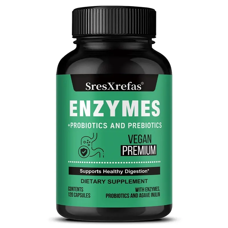 Probiotic Prebiotics & Digestive Enzymes Capsules Colon Cleanse & Detox Supports Gut Health Digestion & Balance Gut Bacteria