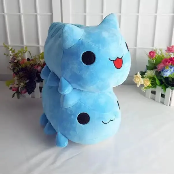 15/30CM Bugcat Capoo Plush Toy Anime Blue Cat Worm Cosplay Doll Stuffed Pillow for Gift — image 7