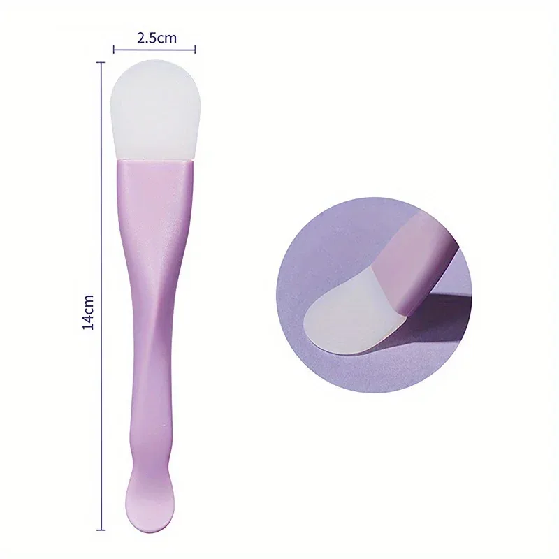Brosse pour masque Facial en Silicone à Double tête, grattoir de nettoyage du visage, Type de torchon, Film de boue, brosse spéciale, outil de beauté, pinceaux de maquillage — image 7