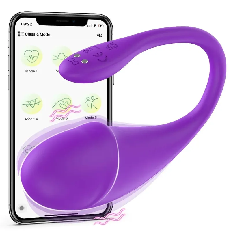 APP אישה רוטטת ביצה לעיסוי נרתיק ממריץ נקודתי שלט רחוק של צעצועי מין לבישים לאישה למבוגרים