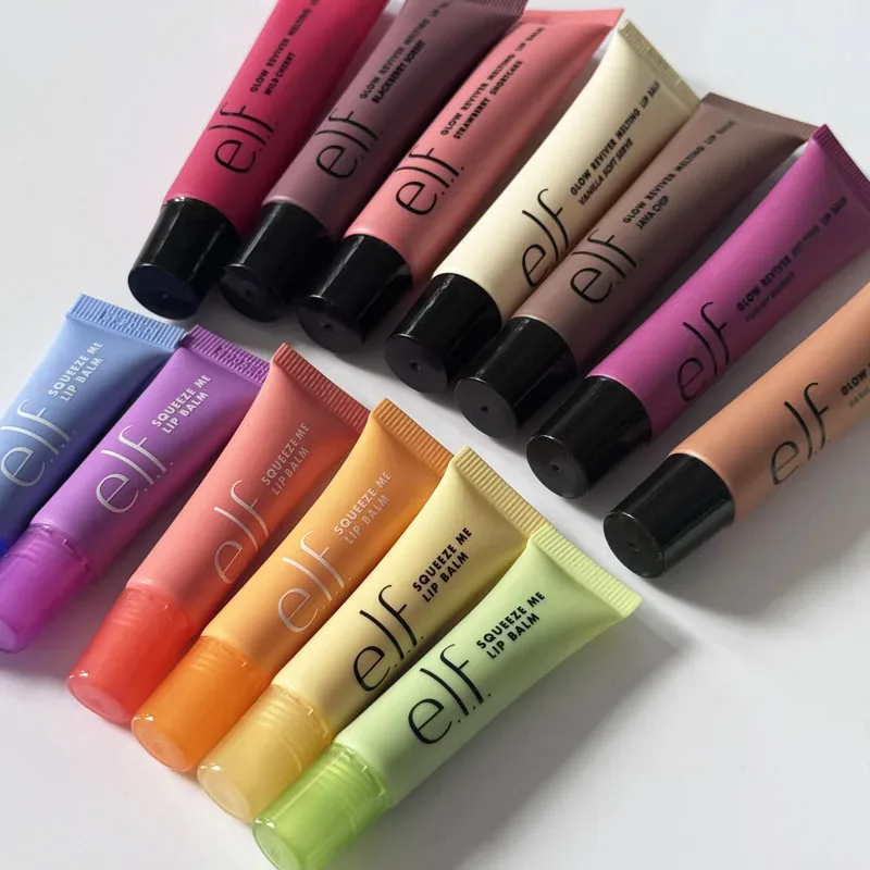 Pengilat Bibir 8-warna Elf & Serbuk Beraneka Warna Pemerah Pipi Tekstur Halus Pelembap Ringan Kosmetik Penjagaan Balsem Bibir Berkhasiat — image 4