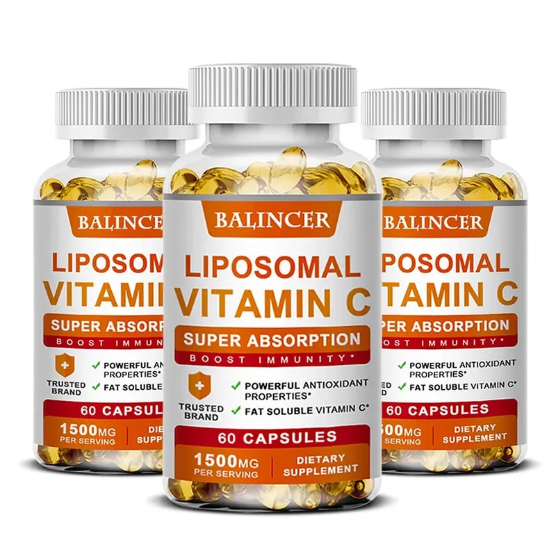 Liposomal Vitamin C Supports Antioxidant Health & Immune Function High Absorption Non-GMO Gluten Free – 120 Capsules