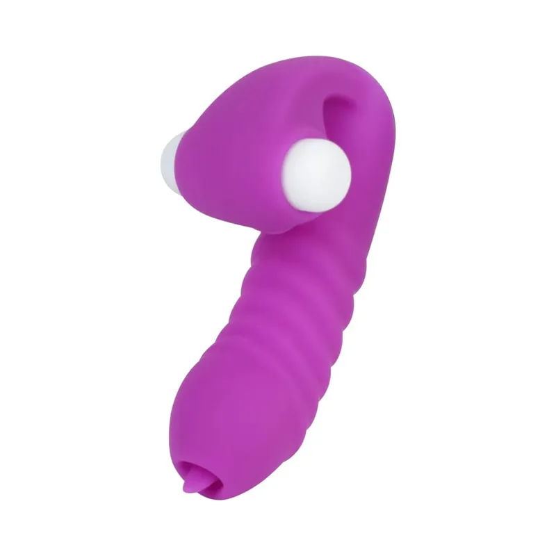 Vibrateurs à manches de doigt pour femmes, stimulateur de Clitoris, lèche vaginale, Plug Anal, masturbateur féminin, jouets sexuels érotiques pour Couples — image 14