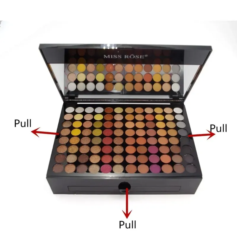 180 Warna Palet Solek Set Hadiah Kotak Blush Lip Stick Kit Kosmetik Tahan Lama Primer Set Solek Bercahaya — image 7