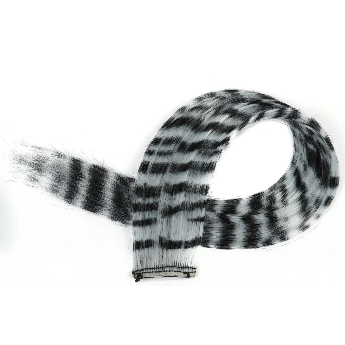 Feather Hair Extensions Colored Synthetic Hair Feather Colorful False Hair Extension Mixed Color Straight Hair For Women Girls — image 5