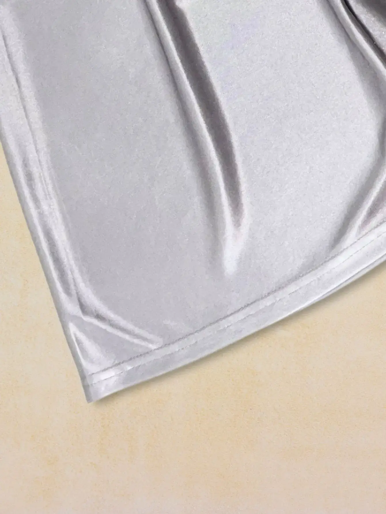 Pantalones cortos de satén y seda helada para hombre, ropa interior ligera, suave, cómoda, transpirable, absorbe el sudor, informal, para dormir, 1 ud. — image 3