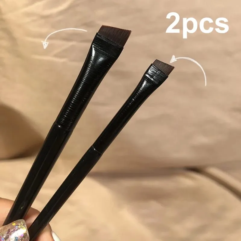 6pcs Berus Mekap Mata Hitam Set Berus Pembayang Mata Pembayang Mata Kontur Profesional Alat Kosmetik Pengadun Mudah Alih Kecantikan Wajah — image 9