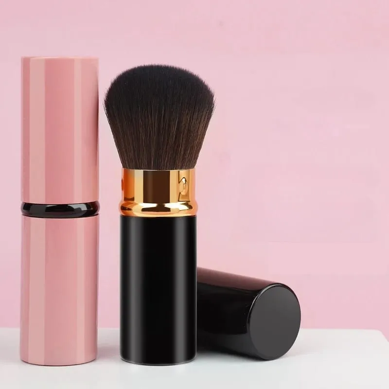 1 Buah Kuas Rias Yang Dapat Ditarik Kuas Perona Pipi Pencampur Alas Bedak Kuas Kosmetik Rias Wajah Kuas Rias Wanita — image 1