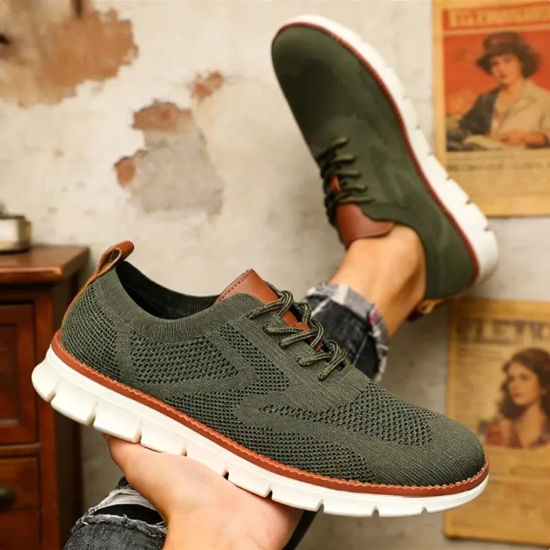 Scarpe da ginnastica causali da uomo all'aperto Leggere e traspiranti Mesh Morbide scarpe da passeggio vendute Comode scarpe alla moda ammortizzanti per uomo — image 10