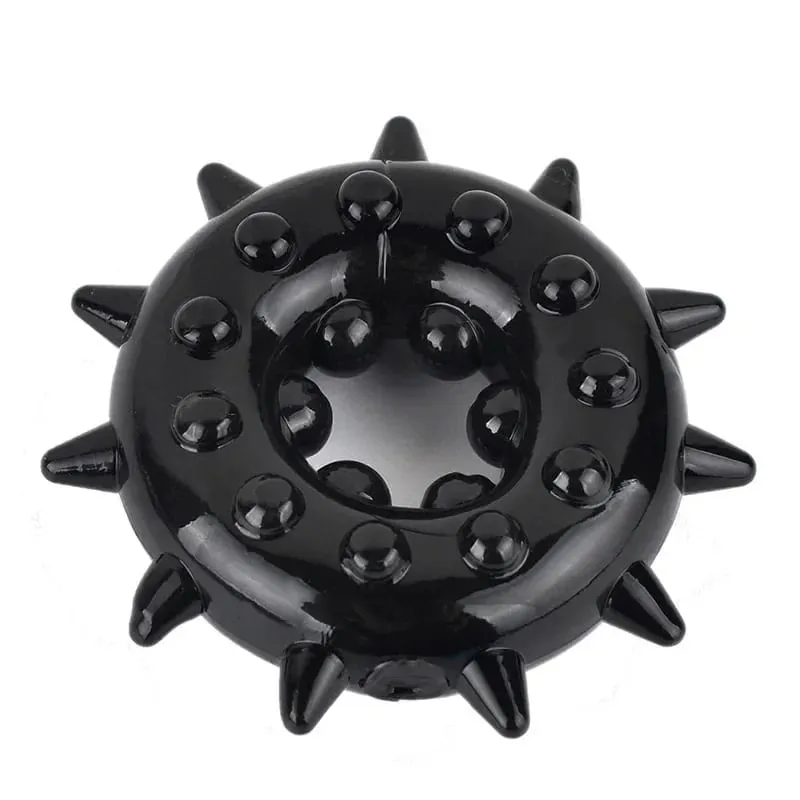 Anello del rubinetto Ritardo Eiaculazione Spikes Giocattoli per adulti Per gli uomini Ingrandimento del pene Anello del pene in silicone Giocattoli del sesso maschile Erezione più forte — image 8