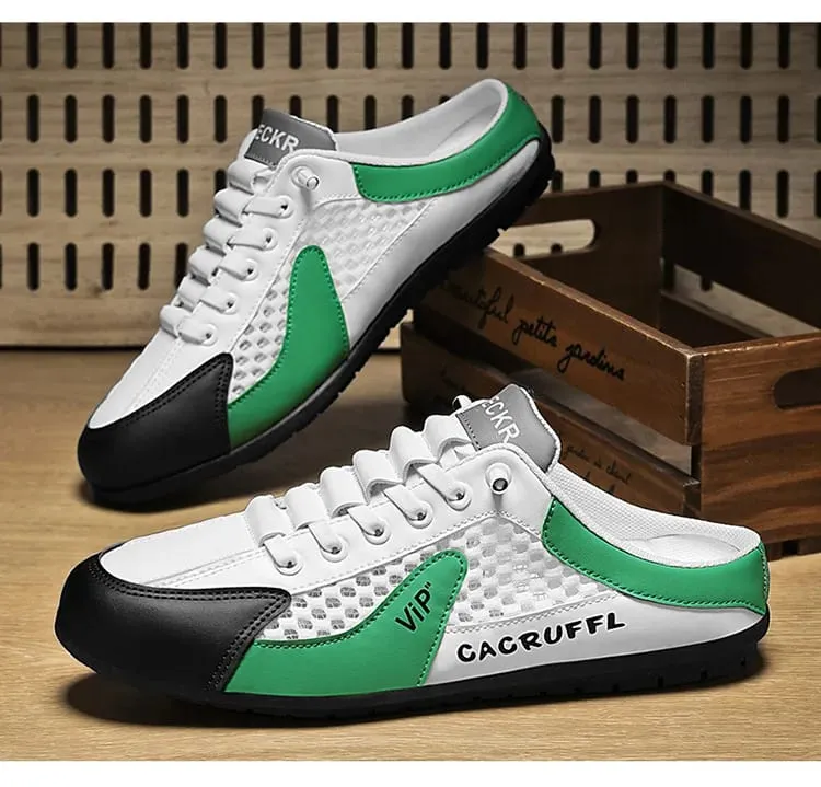 Slip-on casual da uomo: mezze pantofole durevoli, comode, traspiranti ed eleganti