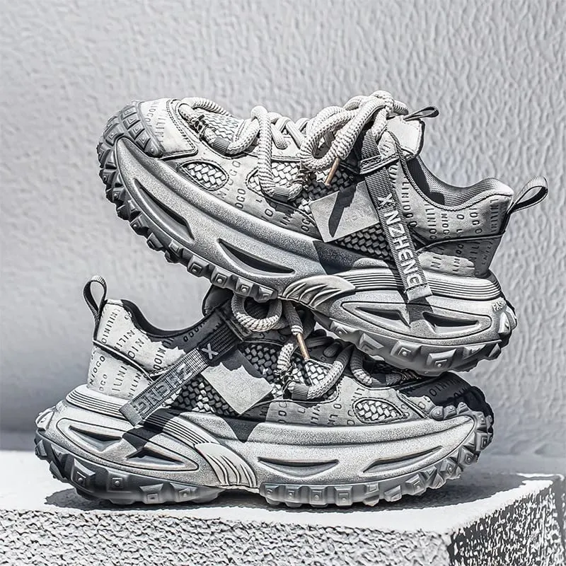 Chaussures pour hommes maille respirant plate-forme baskets léger luxe haut de gamme chaussures hommes décontractées tendance confort hommes chaussures Кроссовки Мужские — image 12