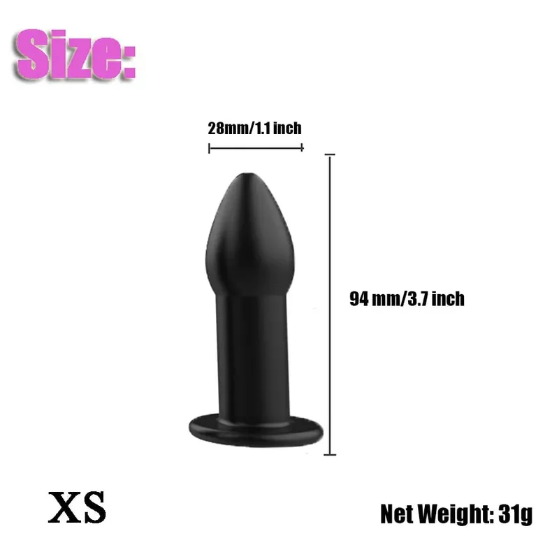 Hollow Anal Butt Plug Vaginal Dildo Speculum Peeking Vagina Expander Tunnel Anus Dilator Enema Adult Sex Toys for Women Gay Men — image 10