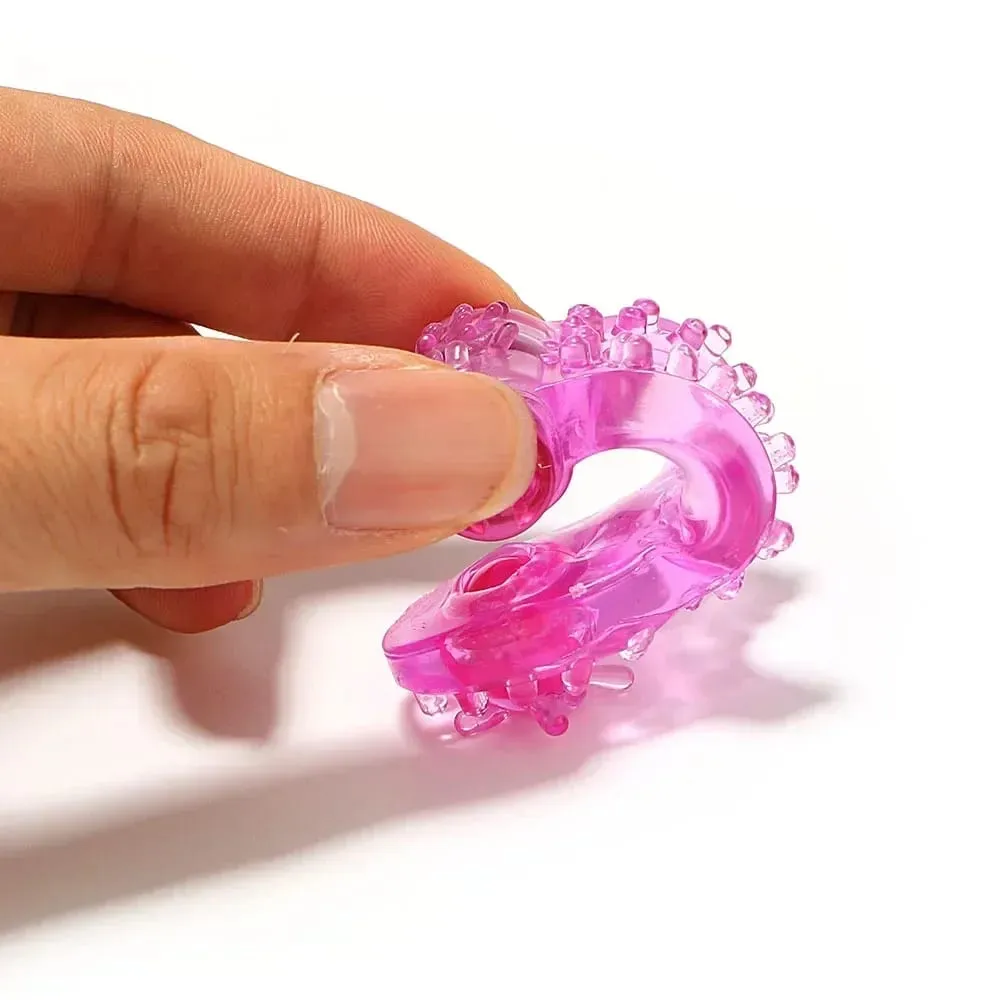 Vibrator Masturbators Penis Ring Clit Vibrating Delayed Ejaculation G-spot Stimulation Cock Ring Sex Toys Para sa Mga Lalaki — image 6