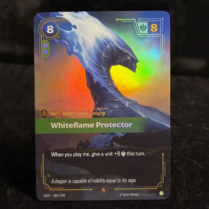 Rune Riftbound OGN Origin Genesis UNL Unleashed KaiSa Elder Dragon Collezionabile Alt Art Showcase Esclusiva Holo Foil Proxy Card