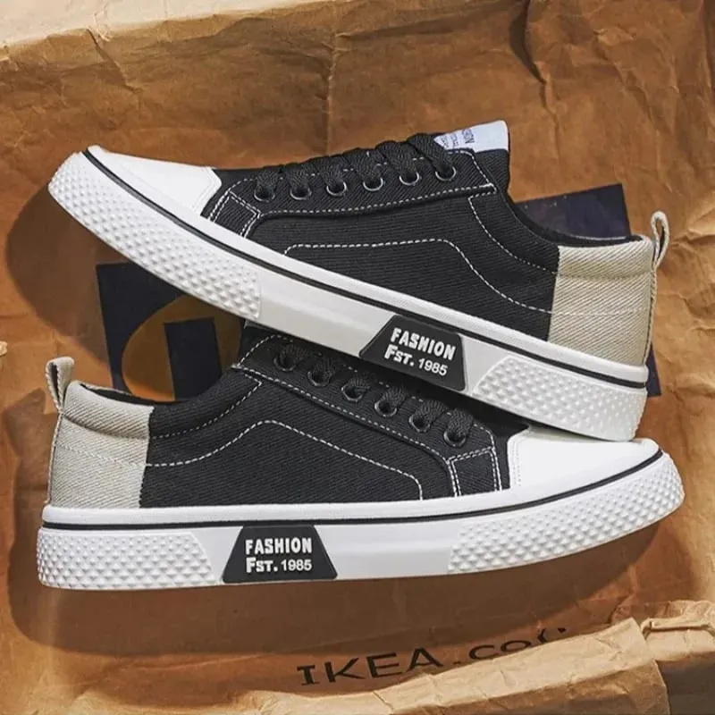 Chaussures de skateboard polyvalentes et respirantes pour hommes, chaussures de sport décontractées à fond souple, tendance, en toile, tailles 37 à 48, nouvelle collection — image 3