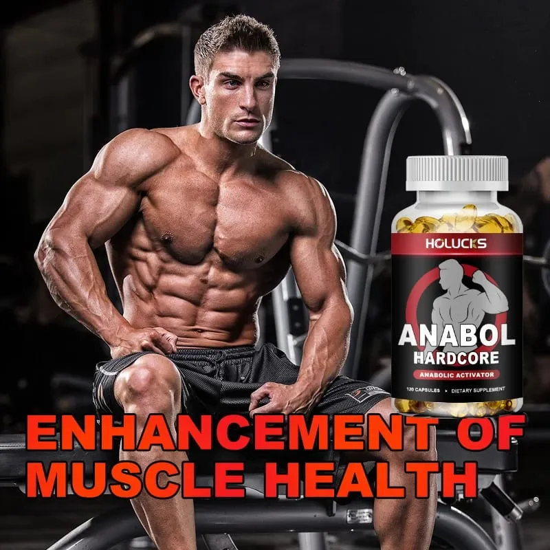 Anabol ฮาร์ดคอร์เสริมการเจริญเติบโตของกล้ามเนื้อสำหรับผู้ชายเพื่อสร้างประสิทธิภาพสูงแบบ Lean หนาแน่น เสริมสร้างการสนับสนุนสุขภาพโดยรวม — image 3
