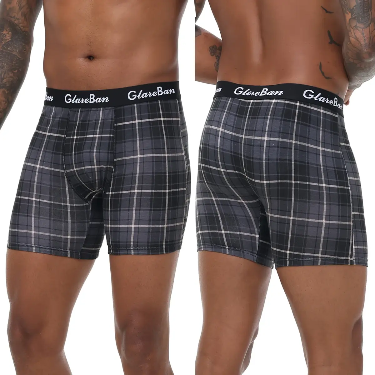 5pc Set Mid-Long Random Cotton Boxer Shorts Men Underwear Male Underpants for Men Boxershorts Slips Soft Panties Brand Briefs — image 3