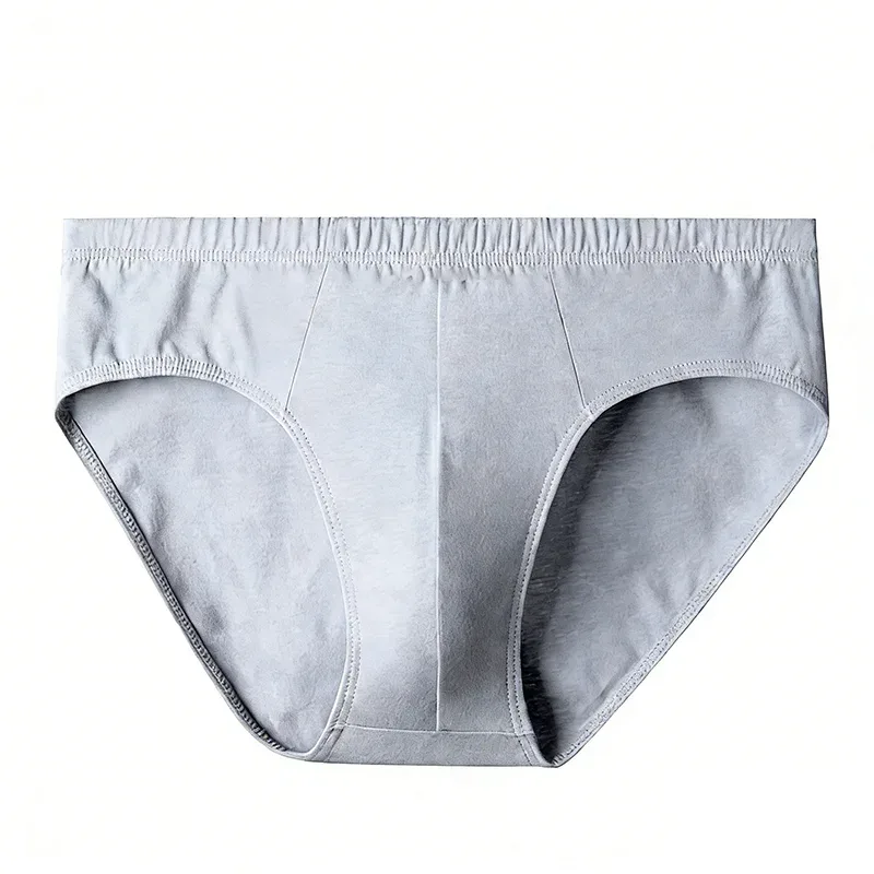 5Pcs Zufällige Farbe Männer 100% Baumwolle Atmungsaktive Slips Bequeme Männliche Unterwäsche Dessous Sexy Elastische Höschen Unterhose — image 9